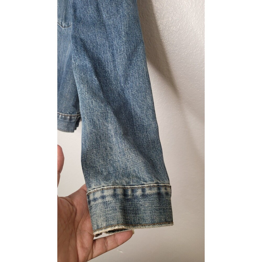 Oshkosh Men's Size XL‎ Blue Denim Trucker Button Up Jacket EUC - Picture 3 of 16